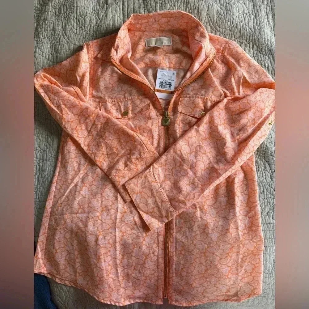 Women’s NWT Sz Sm Michael Kors Blouse and size 27 Mavi Straight Leg Jeans‎